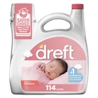 Dreft Stage Newborn Baby Laundry Detergent 150 Fl Oz Hypoallergenic Soap. Price: $34.19.