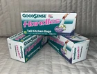 (3) Good Sense Spring Scent Handles Kitchen Trash Bags Discontinued 13 Gal New. Price: $19.98.