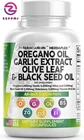 Oregano Oil 6000MG Garlic Extract 4000MG Olive Leaf 3000MG Black Seed New. Price: $54.64.