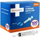 10ML Oral Syringe Cap (100 Pack) Dispenser Without Needle, Luer S... New. Price: $51.99.