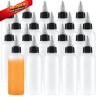Uyuxxu 20 Pack 4OZ Boston Squeeze Bottles, Clear Plastic Dispensing New. Price: $13.78.