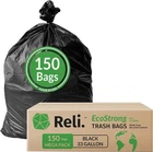 Reli. Ecostrong 33 Gallon Trash Bags 150 Count Bulk Black Eco-friendly Made From New. Price: $61.65.
