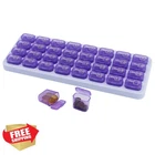 Uhzbtec Monthly Pill Organizer 31 Day Purple New. Price: $14.99.