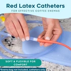 Red Latex Catheter 20FR With Flexible Rubber Tubing For Higher Colon Cleansin... New. Price: $25.13.