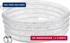 Suction Hose 3/4" Id - 25FT Clear Wire Reinforced Vinyl Tubing Heavy Duty Pvc Sp New. Price: $60.11.