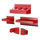 Ementol 4PCS Magnetic Tool Shelf Set, Tray, Paper Towel Holder, For Red New. Price: $49.66.