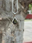 Raw Moldavite 925 Sterling Silver Pendant Powerful Energy New. Price: $32.99.