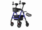 2025 Strollaid In 1 Rollator Walker Transport Chair Heavy Duty 450 Lbs Blue New. Price: $194.00.