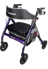Blessreach Heavy Duty Rollator Walker W/ Large Seat Up 450 Lbs - Purple New. Price: $139.00.