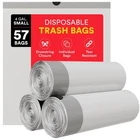 Small Trash Bags 4 Gallon Drawstring - 57 White Unscented Ga... New. Price: $12.98.