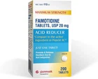 Glenmark Maximum Strength Famotidine Tablets, Mg, Acid Reducer 200 Count New. Price: $13.03.
