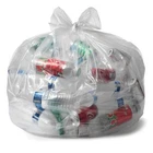 Aluf Plastics Clear 33 Gallon Trash And Recycling Bags - Huge 200 Ct. 2.0 Mil New. Price: $88.68.