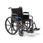 Medline Folding Wheelchair Swing-back Desk-length Arms Swing-away Footrests New. Price: $224.33.