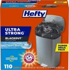 Hefty Ultra Strong Tall Kitchen Trash Bags Blackout Clean Burst 13 Gallon, 11 Ct New. Price: $40.99.