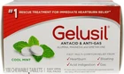 Gelusil Antacid & Anti Gas Tablets For Heartburn Relief, Reflux, Bloating New. Price: $18.37.