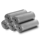 5 Rolls Small Trash Garbage Bags, 4 Gallon Strong Thin Material Disposable Ki... New. Price: $20.83.