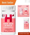 Nourishing Hair, Skin & Nails Supplement - 60 Capsules With Biotin 2000MCG New. Price: $16.04.