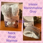 Intelex Warmies Marshmallow Neck Wrap Cozy Gray Heatable Lavender Scented Nwt New. Price: $22.95.