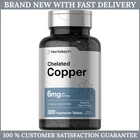 Horb Ach Chelated Copper 6MG Supplement 300 Vegetarian Tablets Gluten Free New. Price: $12.00.