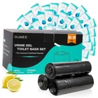 Oumee 30 Portable Toilet Bags With Poo Gel Set - Lemon Packets New. Price: $30.90.
