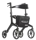Fiber Aerocarbon Ultra Lite Rollator Black Drive Medical 330 Lb Capacity New. Price: $489.00.