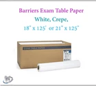 Tidi Exam Table Paper 18, 21" 125 Ft, Crepe, Smooth, Medical, Spa, 6/12 Rolls New. Price: $49.95.