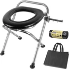 Upgraded Heavy Duty Stainless Steel Portable Toilet For 12X5X4, Black New. Price: $59.70.