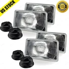 4X6" H4 Glass Headlights Housing Conversion Halogen Semi Sealed Kit Hid & New. Price: $36.99.