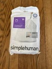 (3) Simplehuman Liter 1.6-GAL/TYPE-B Custom Fit Liners 30 Count New. Price: $22.00.
