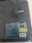 Inspire Waterproof Mattress Pad, Dark Navy Blue Hide Stains Extra Large 34"X54" New. Price: $14.99.