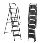 Secure Folding Step Stool Steel Ladder With Comfortable Handgrip Non Slip Pedals New. Price: $175.92.