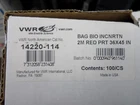 Vwr Biohazard Incineration Bags 36 X 45 (91.1 114.3CM) 14220-114 100/CASE Used. Price: $146.99.