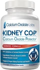 Kidney Cop Calcium Oxalate Protector 120 Capsules, Count (pack Of 1) New. Price: $45.38.