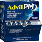Advil Pm Pain Reliever & Sleep Aid, Ibuprofen Diphenhydramine, 50 X 2 Caplets New. Price: $25.75.