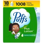 Puffs Plus Lotion Facial Tissues 18 Cubes 56 Per Box New. Price: $45.32.
