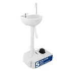 Portable Camping Sink 19L Water Tank Foot Pump Soap Dispenser Serenelife Gallon New. Price: $114.99.