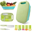 Camping Cutting Board, Hi Ninger Collapsible Chopping 13.4"L X 9"W, Blue New. Price: $35.90.