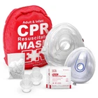 Cpr Mask Combo Kit 50 Pack 100 Valves Gloves Alcohol Pads Adult Infant New. Price: $511.99.
