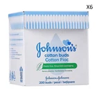 Johnson & Cotton Buds 200 6 Pack New. Price: $25.95.