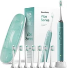 Aquasonic Vibe Electric Toothbrush Ada Accepted 8 Heads Travel Case Mint New. Price: $24.99.