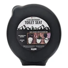 Portable Black Plastic Toilet Seat Lids, Fits 5 Gallon Medium, New. Price: $31.99.