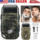 Lcd Display Electric Shaver Rechargeable Portable Razor Washable Hair Trimmer Bk New. Price: $22.99.