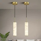 Pendant Lights For Kitchen Island White Marble Long Tube Gold 2 Pack Open. Price: $109.99.