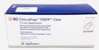 Bd 930299 Chloraprep Frepp Clear 1.5ML Applicators - Box Of 20 New. Price: $35.00.