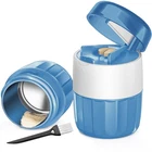 Dubstar 3-IN-1 Pill Crusher Grinder, Fine Powder With Brush, New. Price: $9.95.