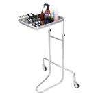Stainless Steel Lab Carts, Utility With Single Tray, Mobile Medical New. Price: $100.49.