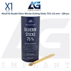 Silver N!trate Etching Sticks 75% 115MM 100PCS Cautery For Warts & Corns New. Price: $531.00.