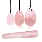 4PCS Set Jade Yoni Eggs STICK,3 Drilled Natural Rose Quartz Crystal ... New. Price: $39.70.