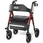 Vocic Rollator Walker W/ Seat - 330LB Capacity, 8" Wheels Used. Price: $79.99.