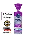 Medium Trash Bags, Twist Tie - 8 Gallon Lavender Sage Scent 45 Count New. Price: $10.29.